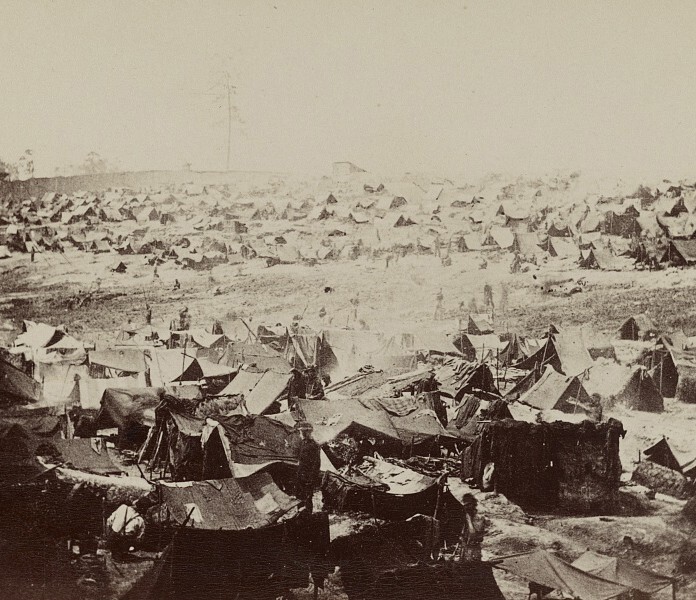 Collection of 6 Andersonville Civil War prison camp photo prints - New 11x17