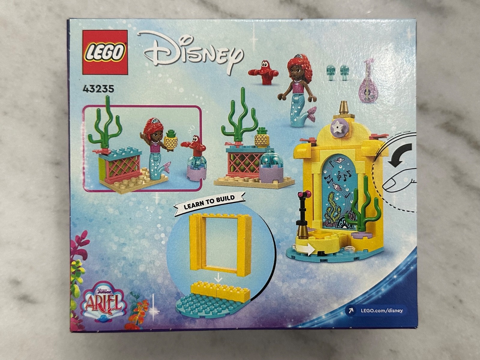 Brand New Lego 43235 Disney Princess The Little Mermaid Ariel's Music Stage 4+
