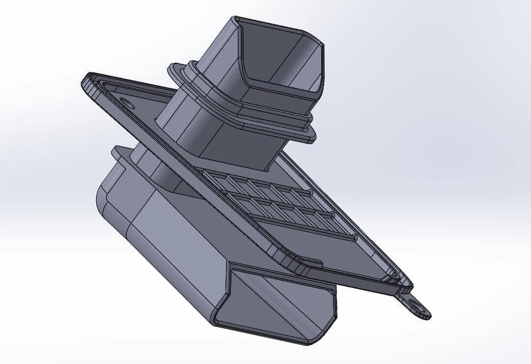 ORIGINAL USA MADE! KLX 250, 300/ KDX 200 SNORKEL DUCT AND LID KIT