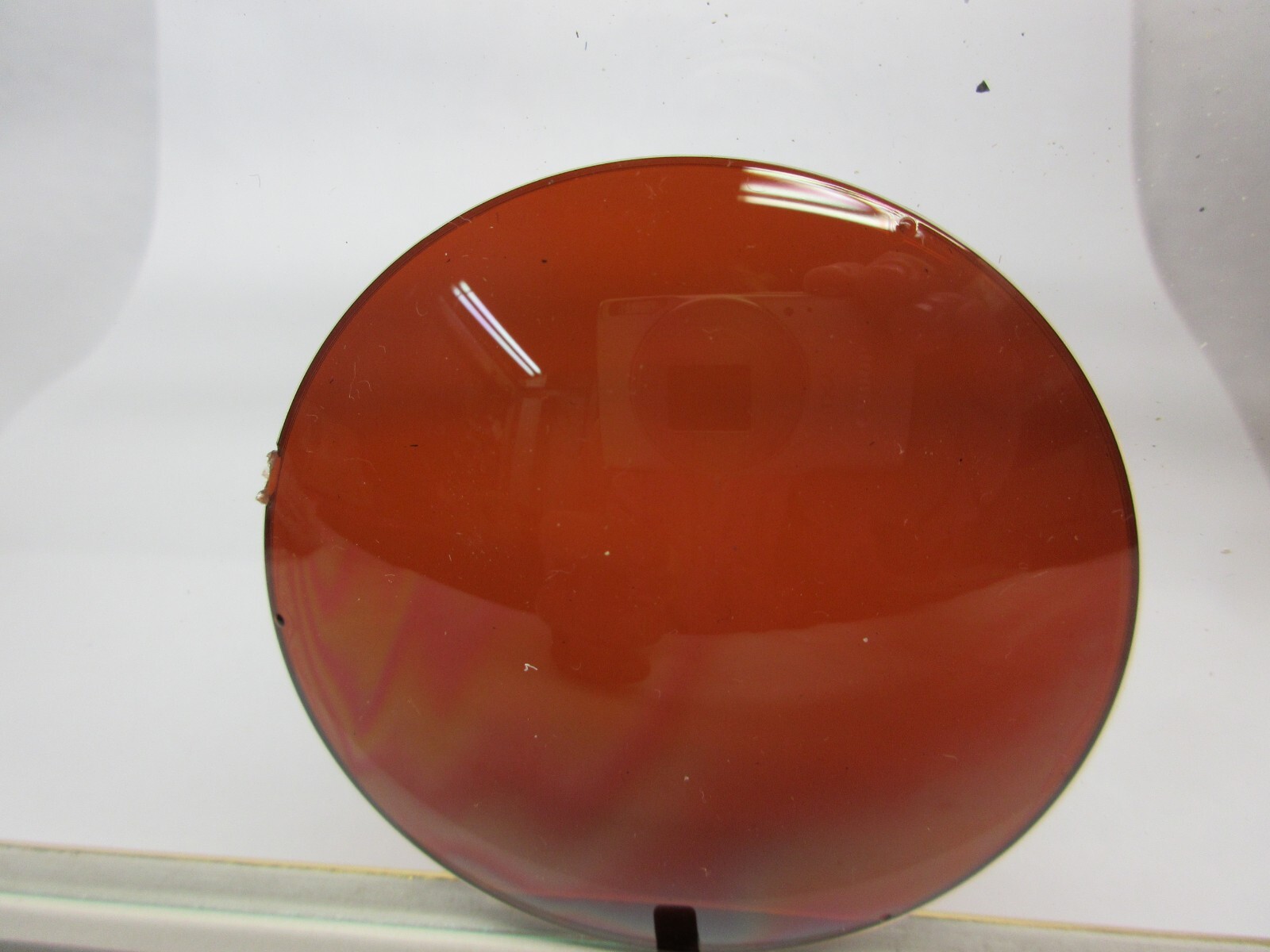 Uncut Stock Sunglass Lenses 2 Pair Amber Polycarbonate Plano No Rx