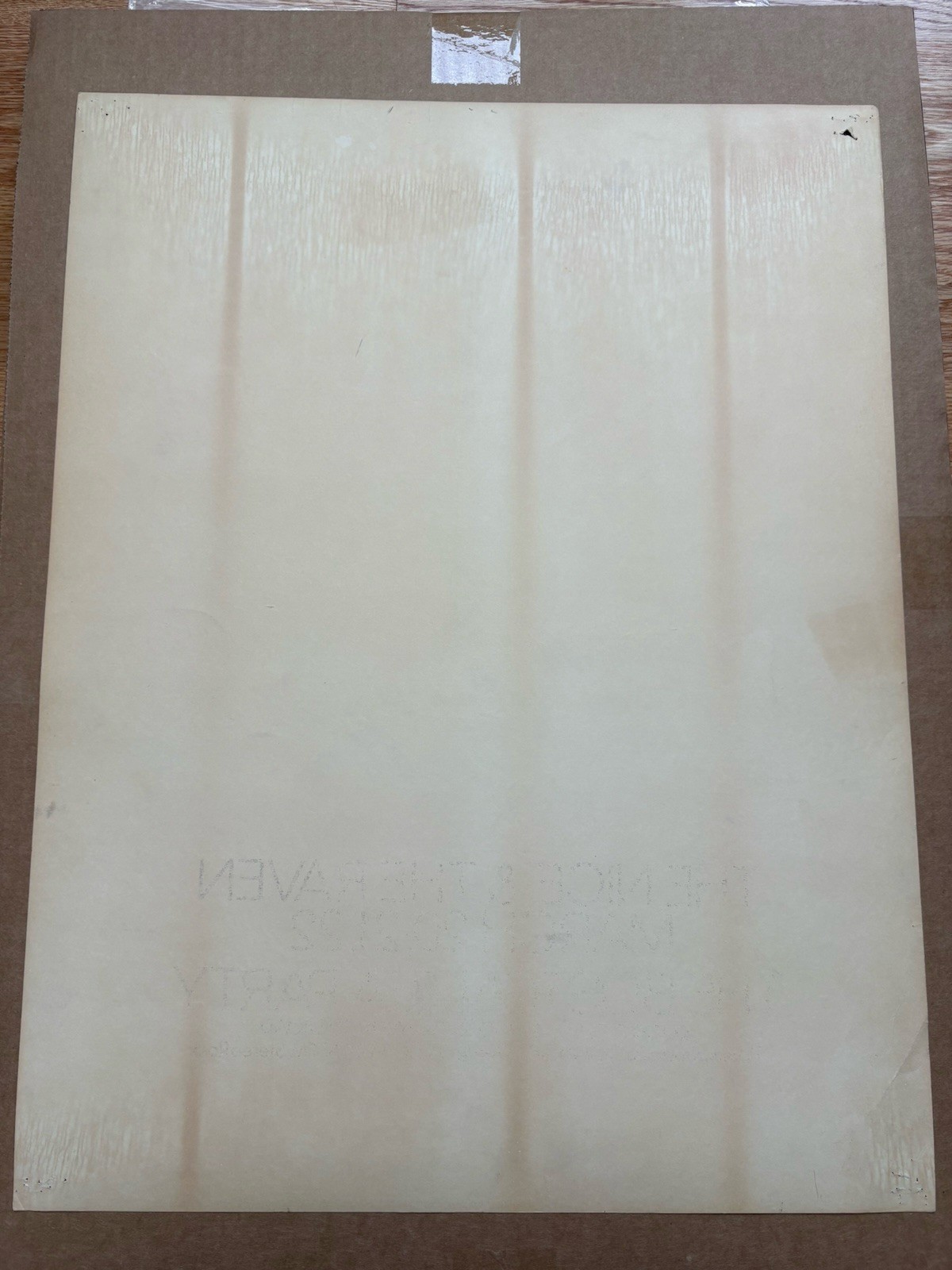 1969 The Nice And The Raven At The Boston Tea Party Original Concert Poster