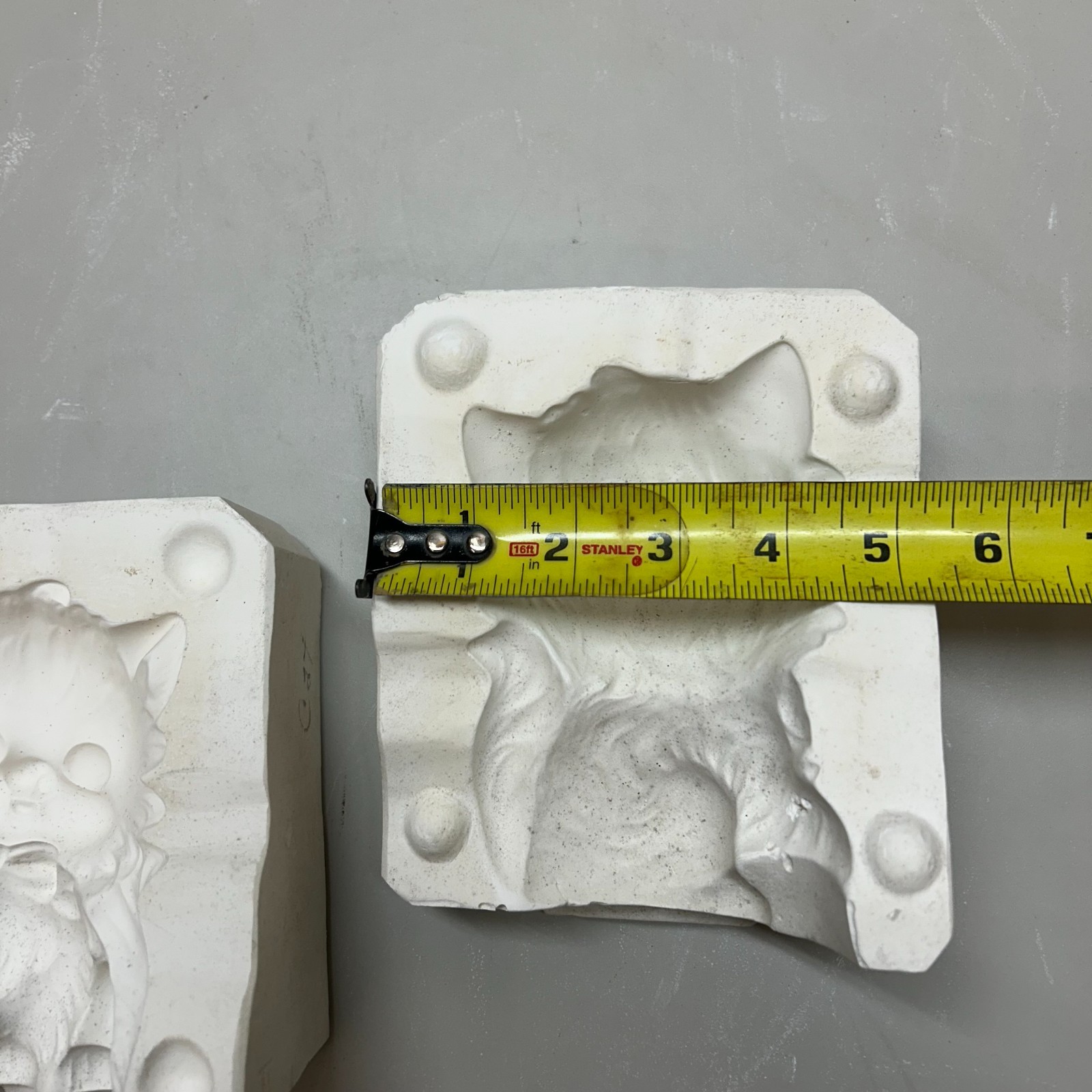 Unbranded Ceramic Slip Casting Mold Cat Figurine