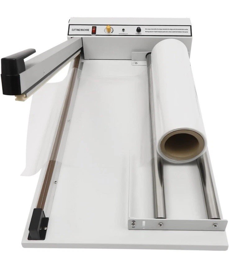 24" Shrink Wrap Machine I-Bar Heat Sealer System w/1800W Heat Gun and Film