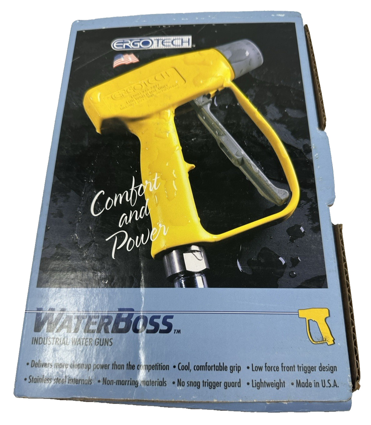 NEW ERGOTECH WaterBoss Spray Gun Nozzle, 3/8″ NPT, 750 Max PSI, WB-750-3/8-LRF