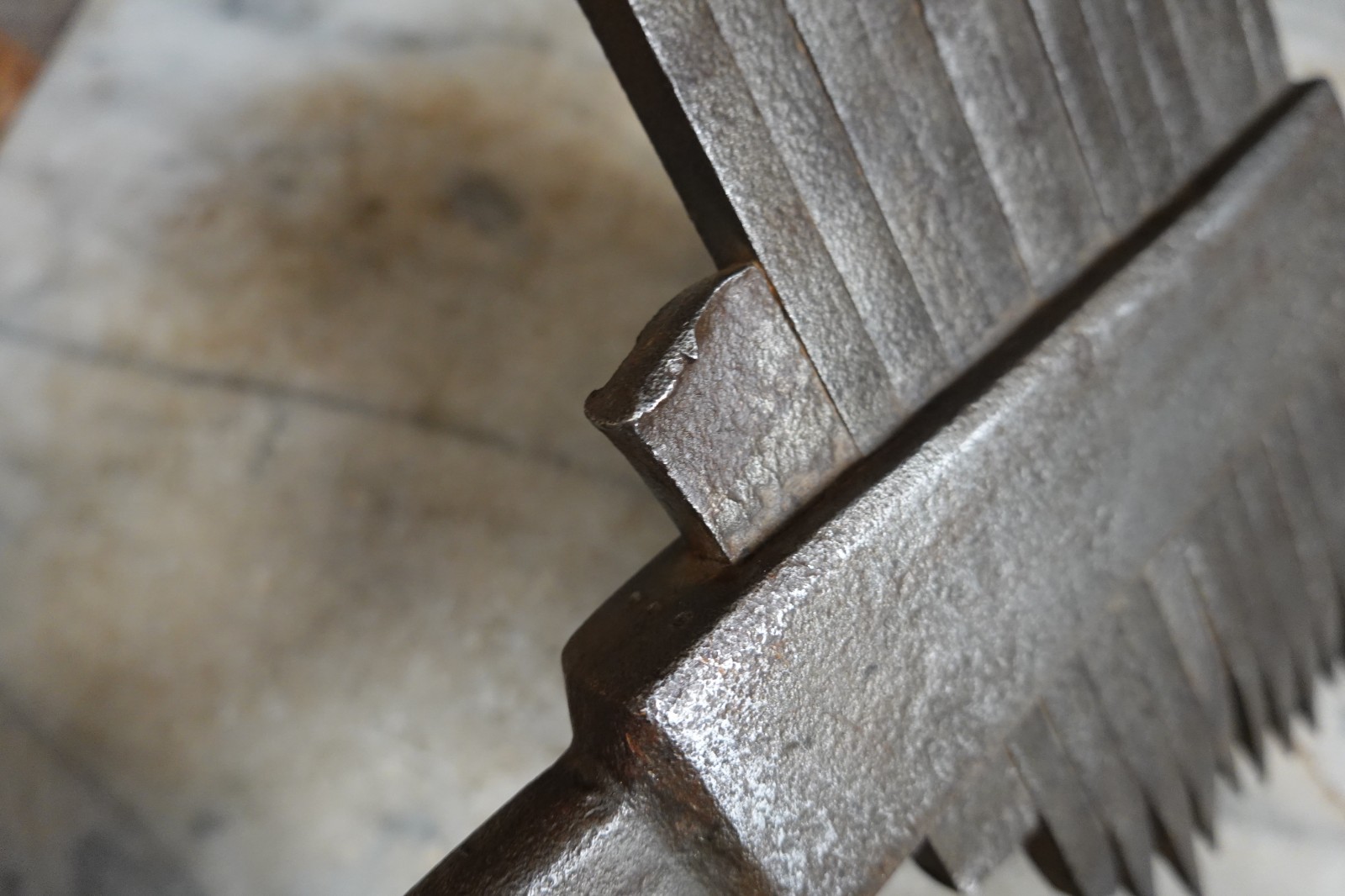 Antique STONE MASON CRANDALL TOOTHED SANDSTONE AXE HAMMER 7lb 10oz ROCK QUARRY