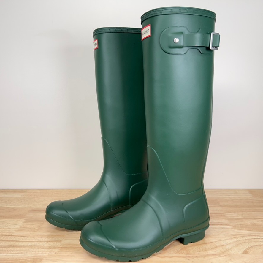 Hunter Original Tall Women's Rain Boots US 8 EU 39 Green