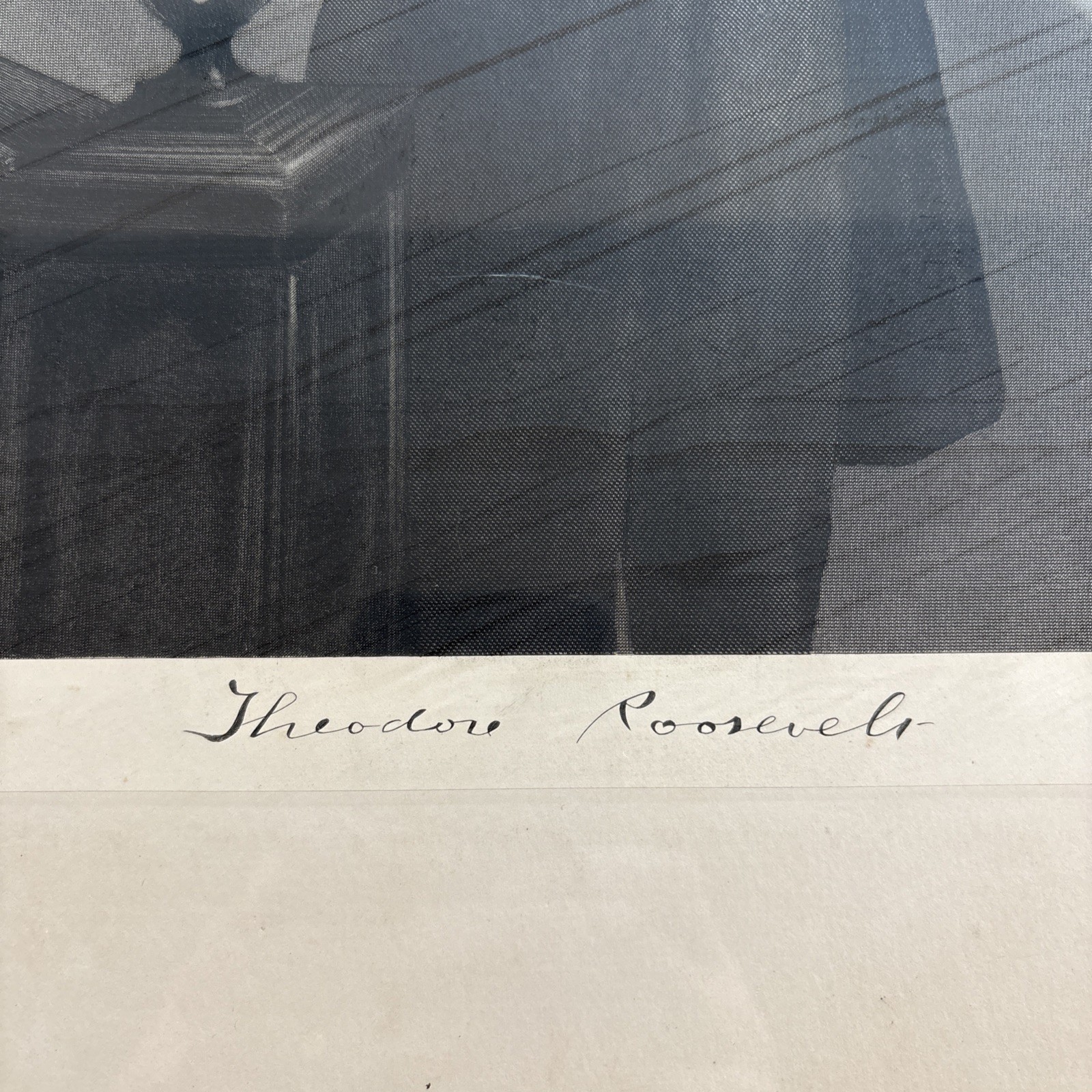 1903 Theodore Roosevelt Photogravure Portrait Gravure Co. of America Framed