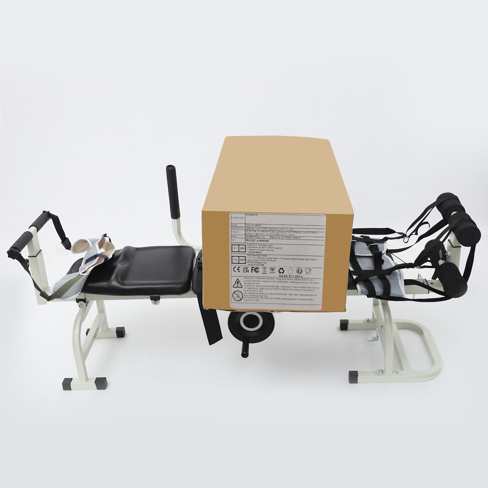 Multi-function Cervical Traction Device Back/Neck Stretcher Lumbar Stretch Bench