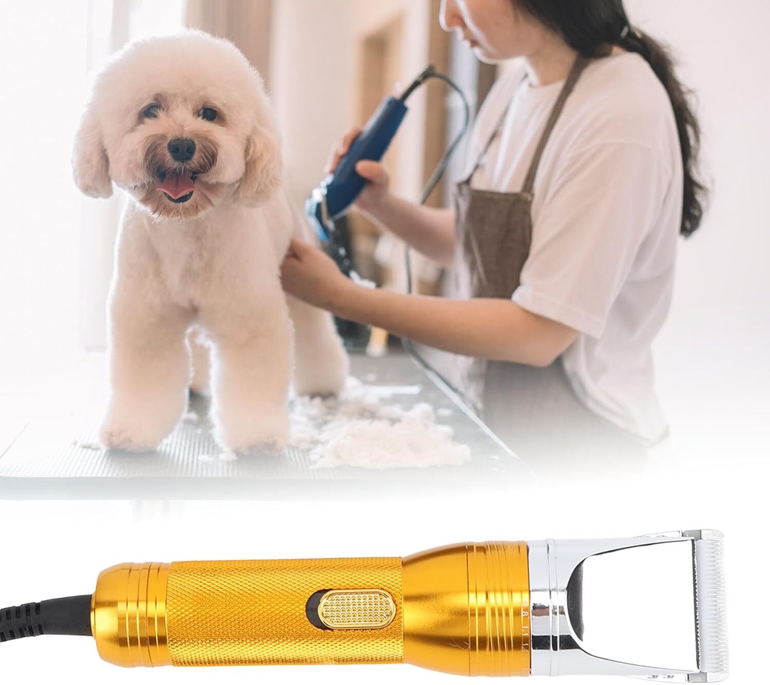 350W Heavy-Duty Pet Hair Trimmers Electric Professional Dog Grooming Clippers