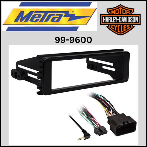 99-9600 METRA AXXESS / 96-13 HARLEY DAVIDSON TOURING RADIO DASH KIT & HARNESS