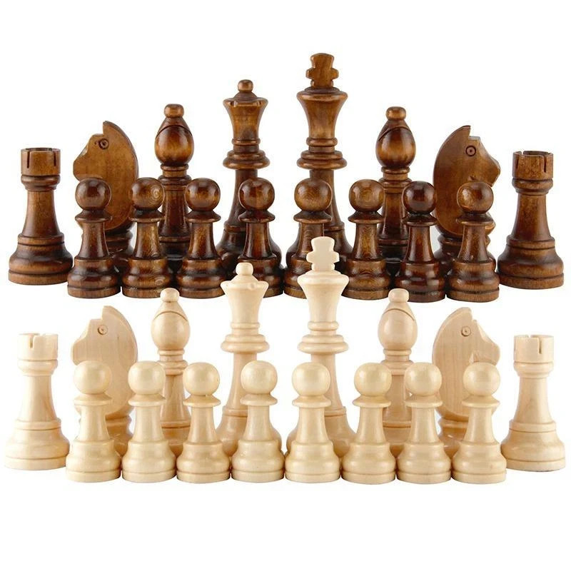 32pcs Only  Chess Pieces Complete Chessmen International Word Chess Set Chess