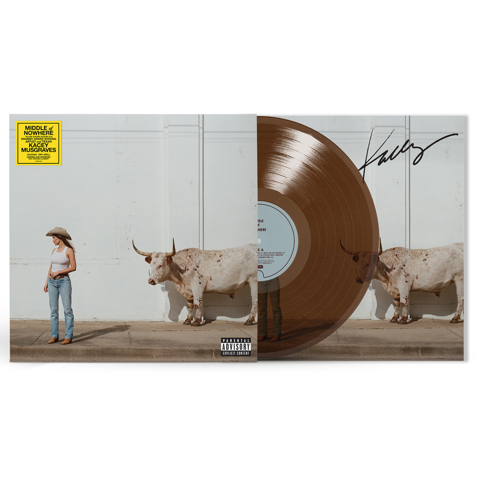 *PRESALE* KACEY MUSGRAVES MIDDLE OF NOWHERE WHISKEY VINYL LP (SIGNED INSERT)