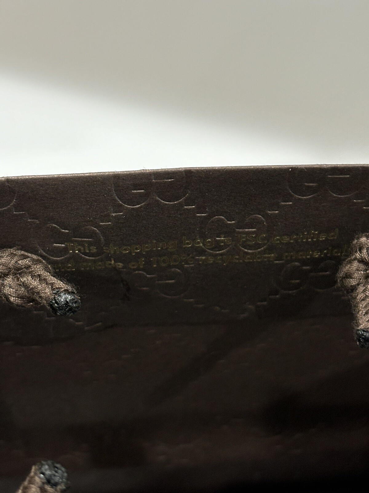 GUCCI Firenze 1921 Paper Bag Shopping Gift Brand NEW Wrapped 9” X 6.5 X 3.5”