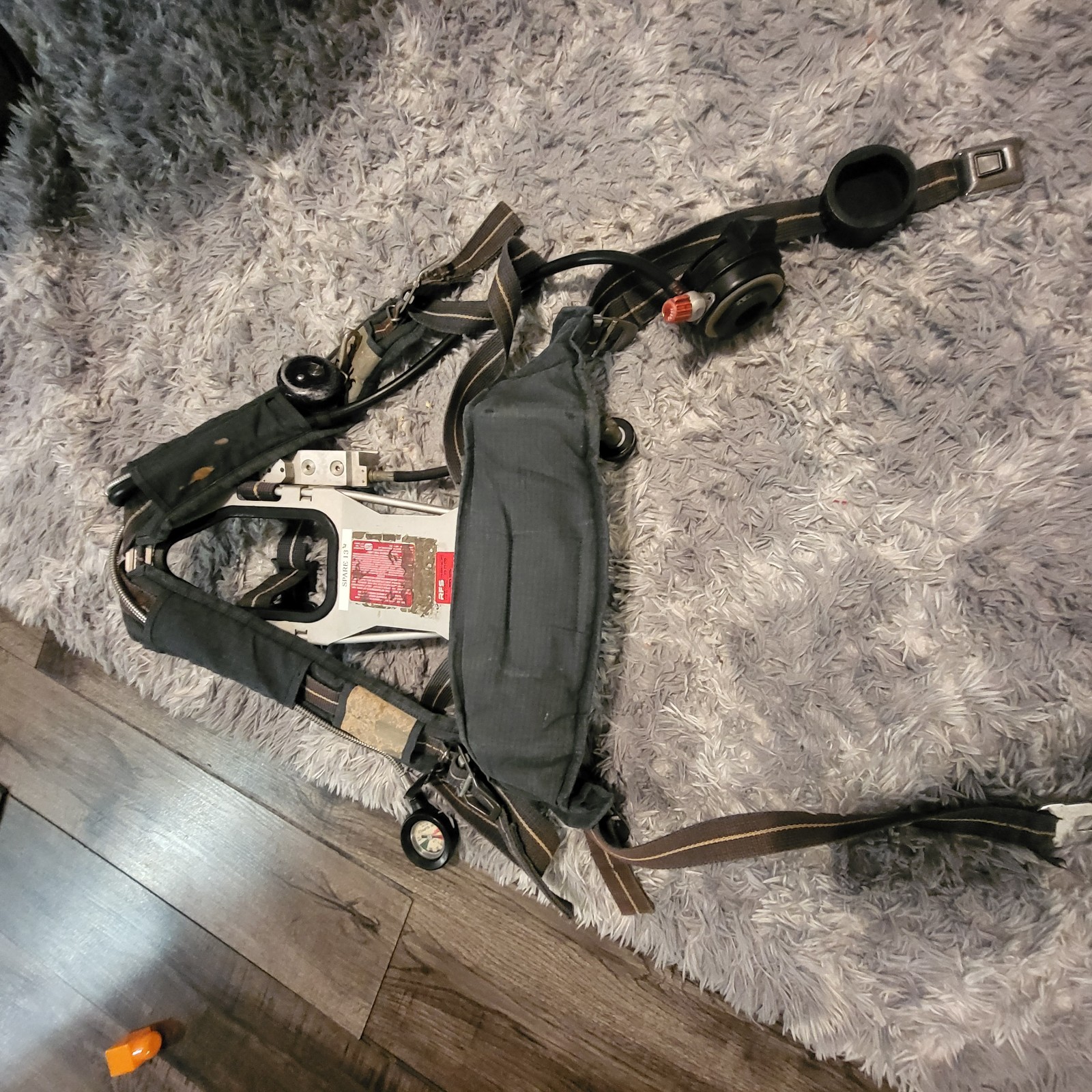 SCOTT 4.5 / 2.2 SCBA Firefighter Air Pack Harness Untested For Parts / AS-IS