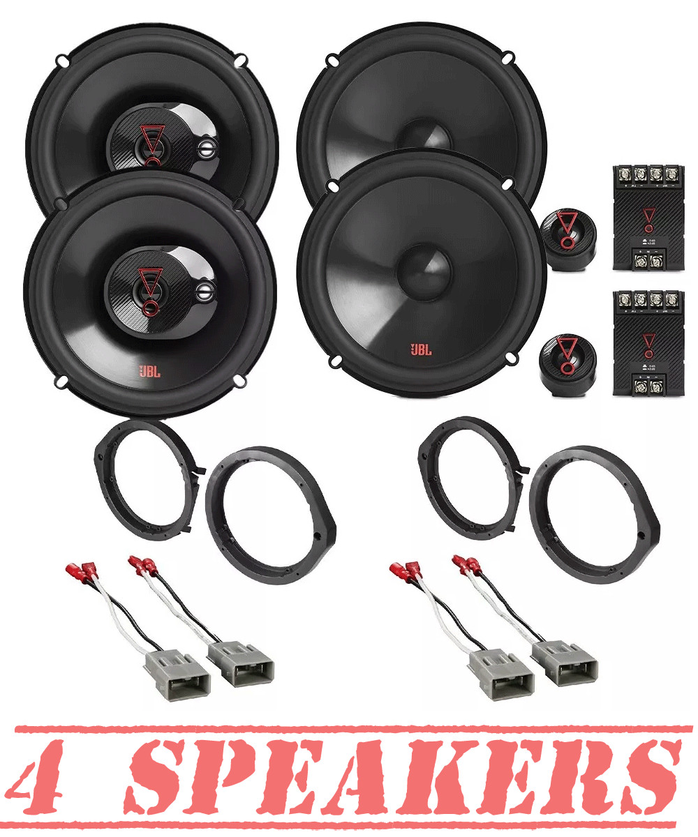 JBL Stage3 Series 6.5" Component/Coaxial Car Speakers for 2008-2022 Honda Accord