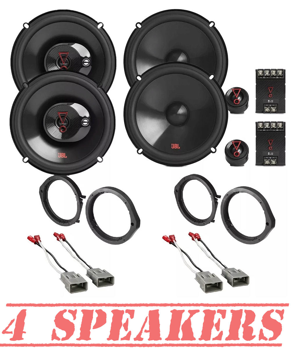 JBL Stage3 Series 6.5" Component/Coaxial Car Speakers for 2008-2022 Honda Accord