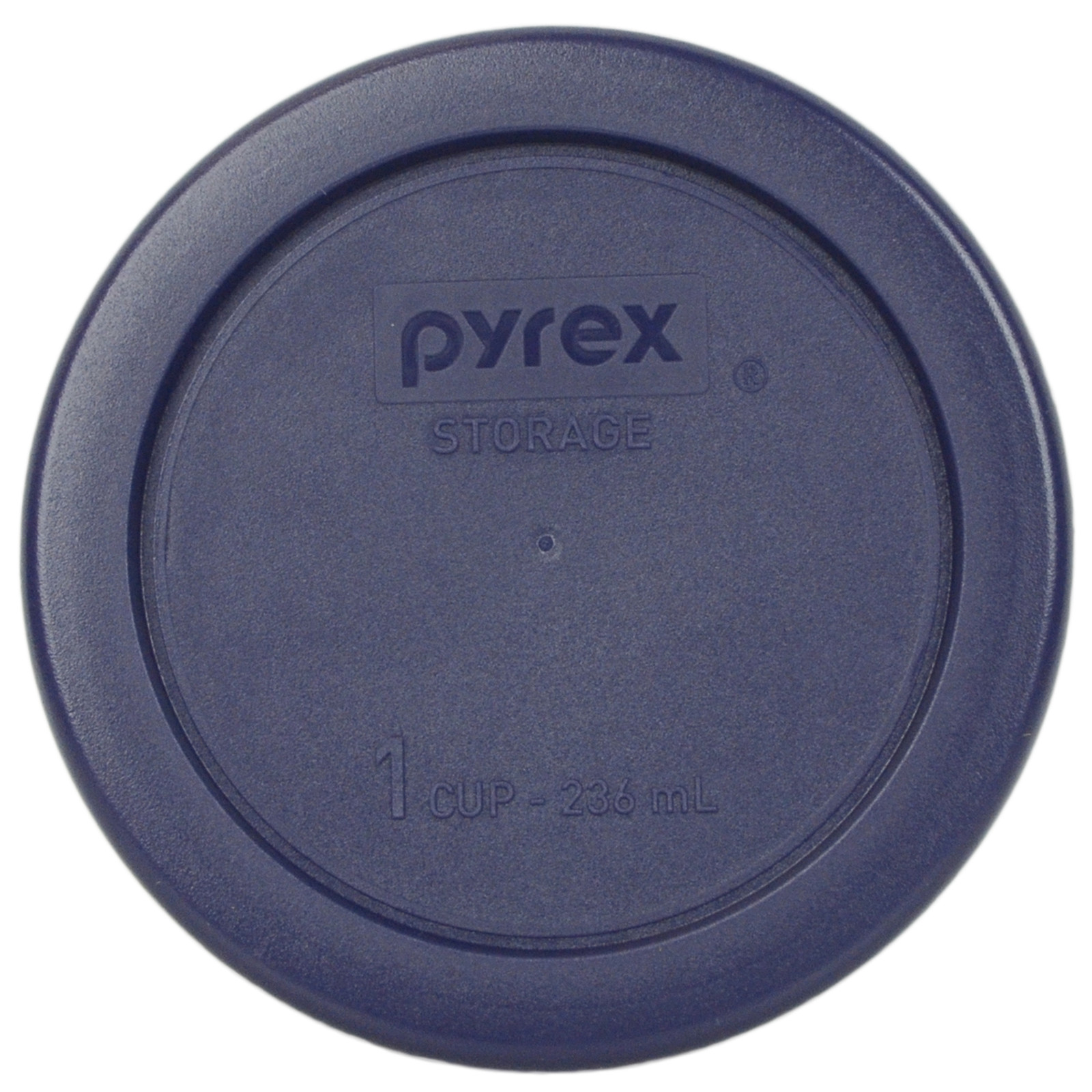 Pyrex 7202-PC Dark Blue Plastic Replacement Storage Lid Cover (2-Pack)