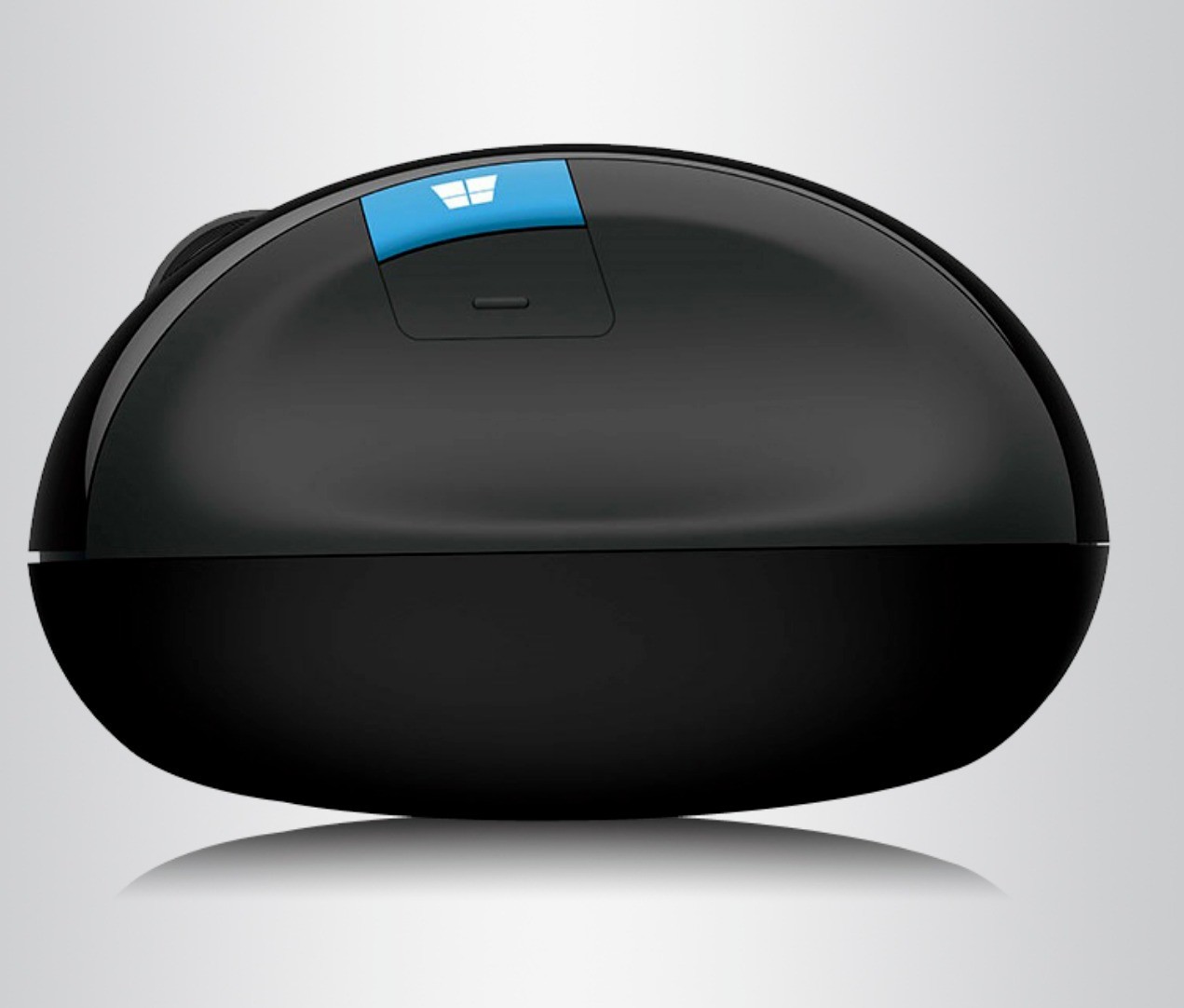 Microsoft Sculpt Ergonomic Mouse L6V-00001 Black USB Optical PC Laptop