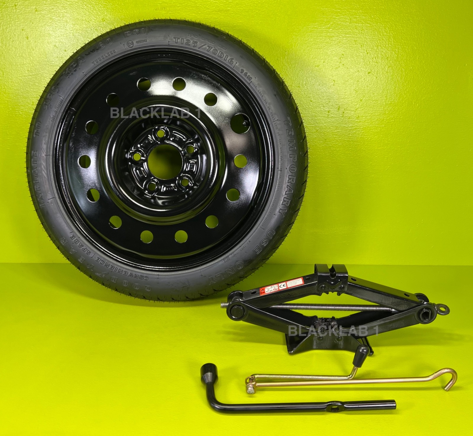 SPARE TIRE 16" WITH JACK KIT FITS:2014-2019 KIA SOUL,SOUL EV