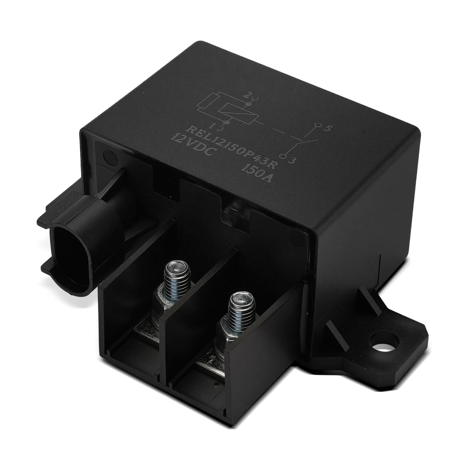 12V 150A 4-Pin Relay w/ Resistance & Bracket for Universal Car Trucks Vehicles