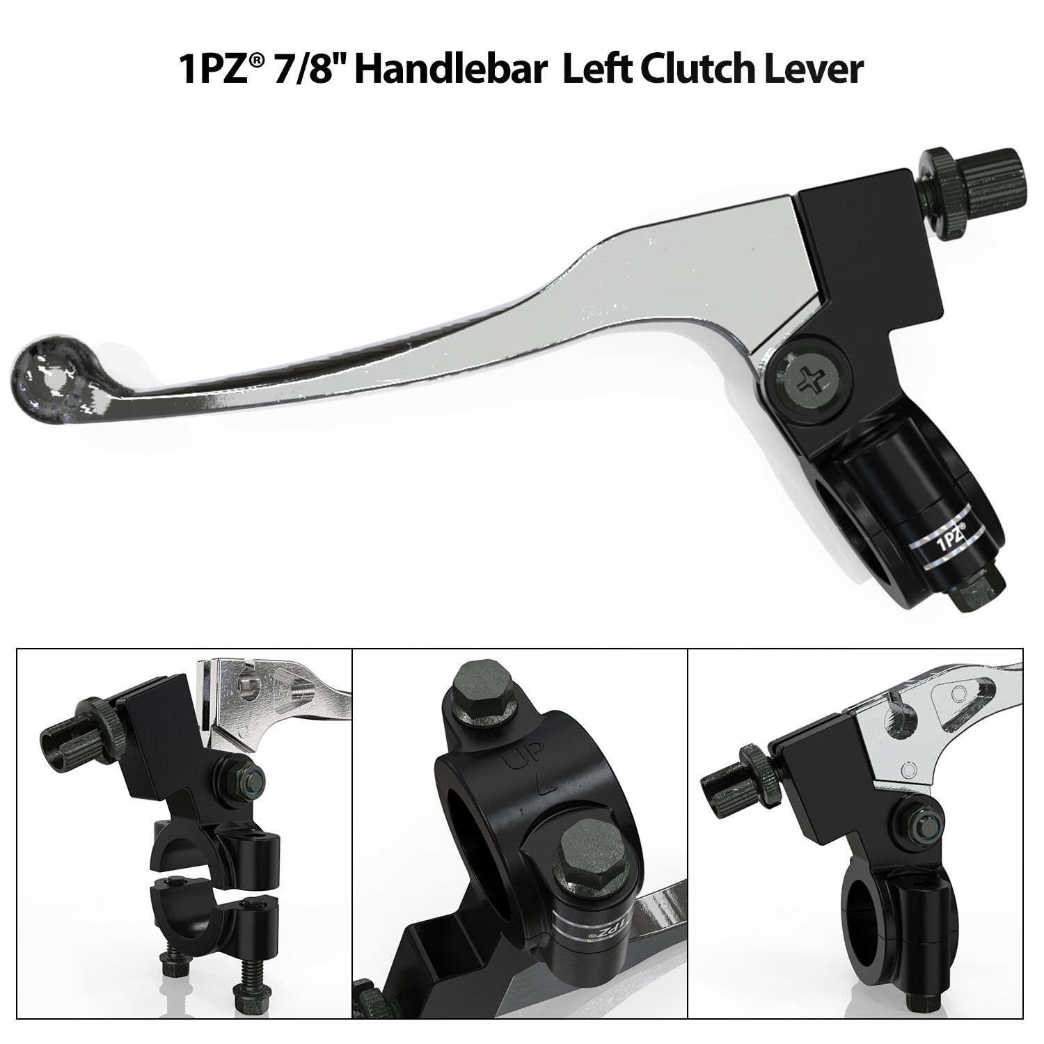 7/8" Left Brake Clutch Lever for MB165 MB200 Coleman CT200U Trail 200 Mini Bike
