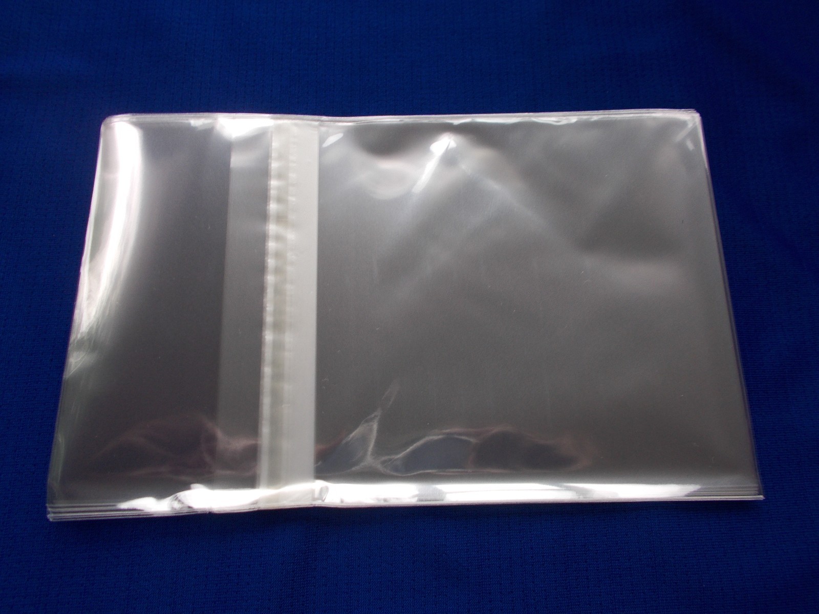 200 4 5/8 x 5 3/4 Clear (A2+) Card Resealable Cello Sleeves Cellophane Bag/seal