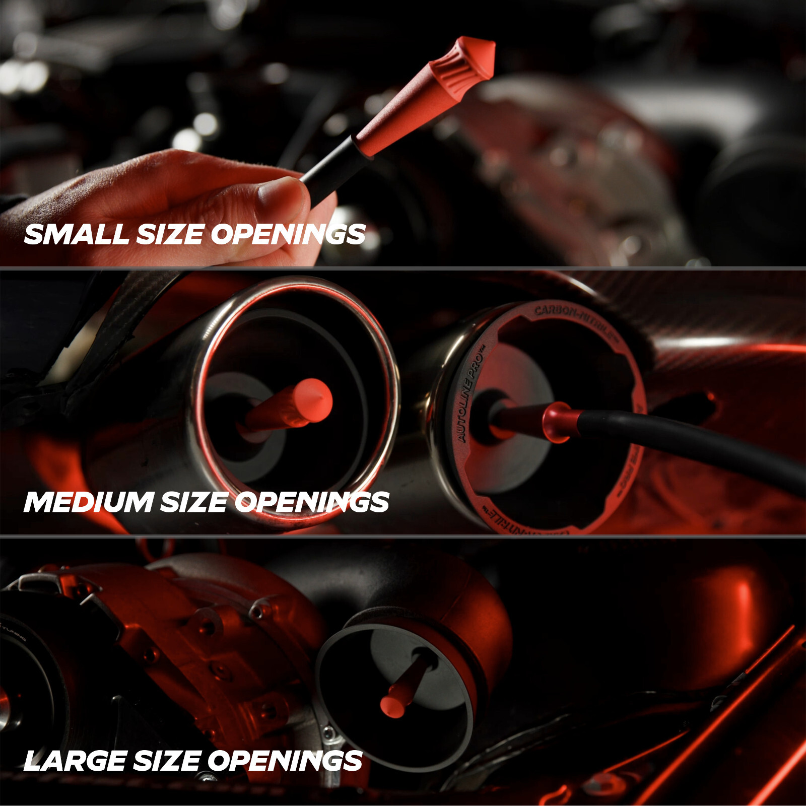 Cone and Plugs 2-in-1 Universal Adapter Automotive EVAP Smoke Machine