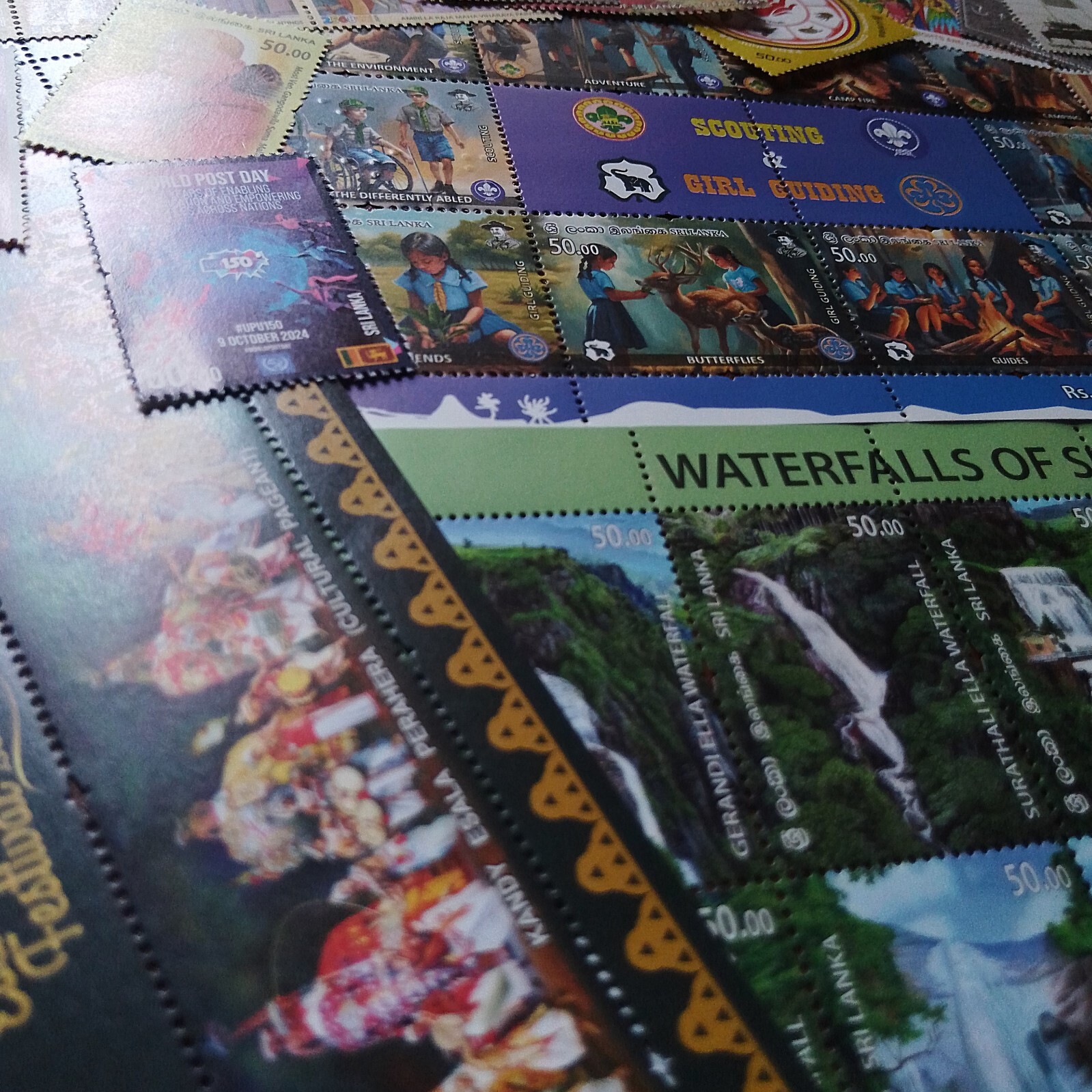 Sri Lanka Stamps Collection 2024 Year Pack Ceylon 45 Stamps (24 Individual,3MS)