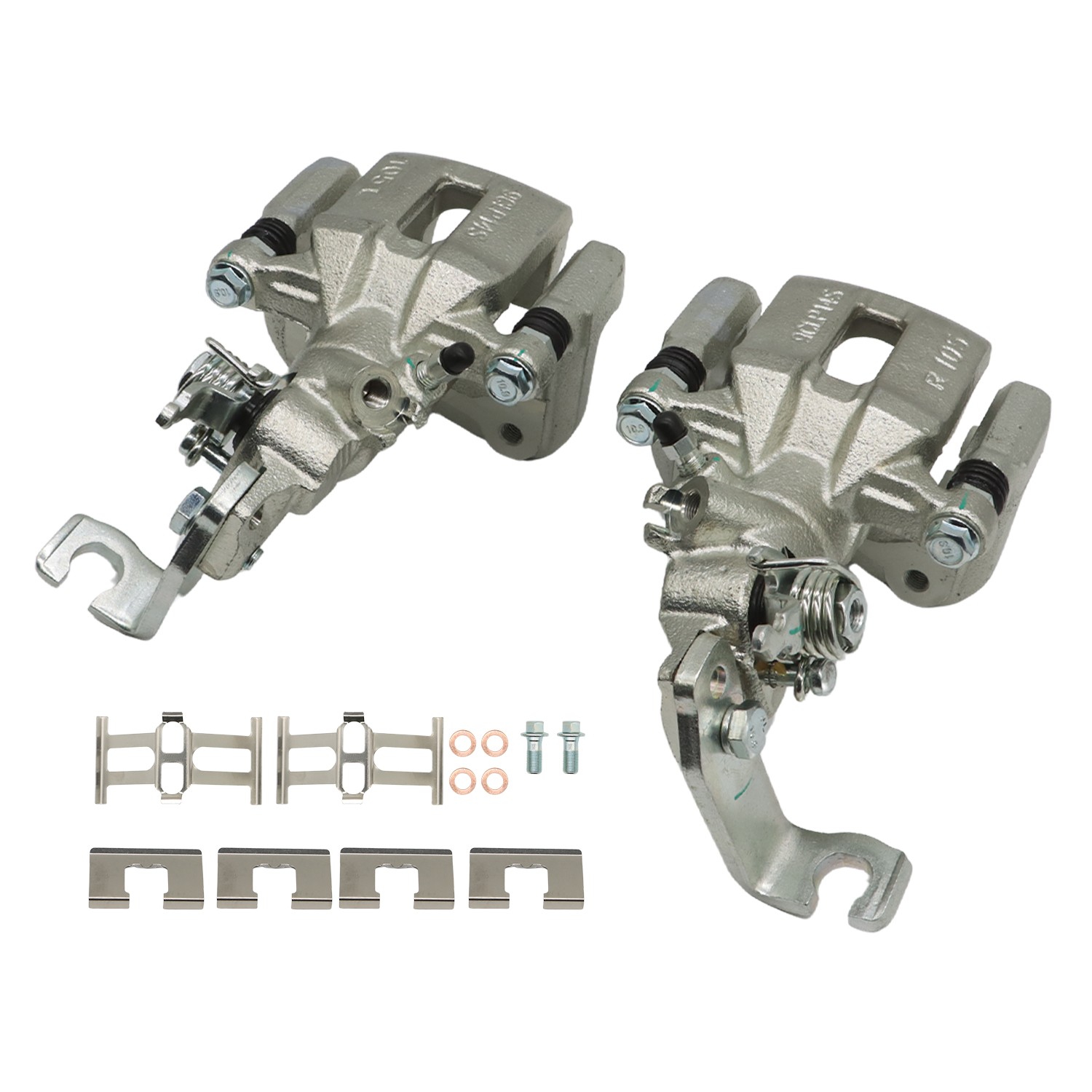 Rear Brake Calipers w/ Bracket For 1998-2007 Honda Accord 2004-2008 Acura TSX