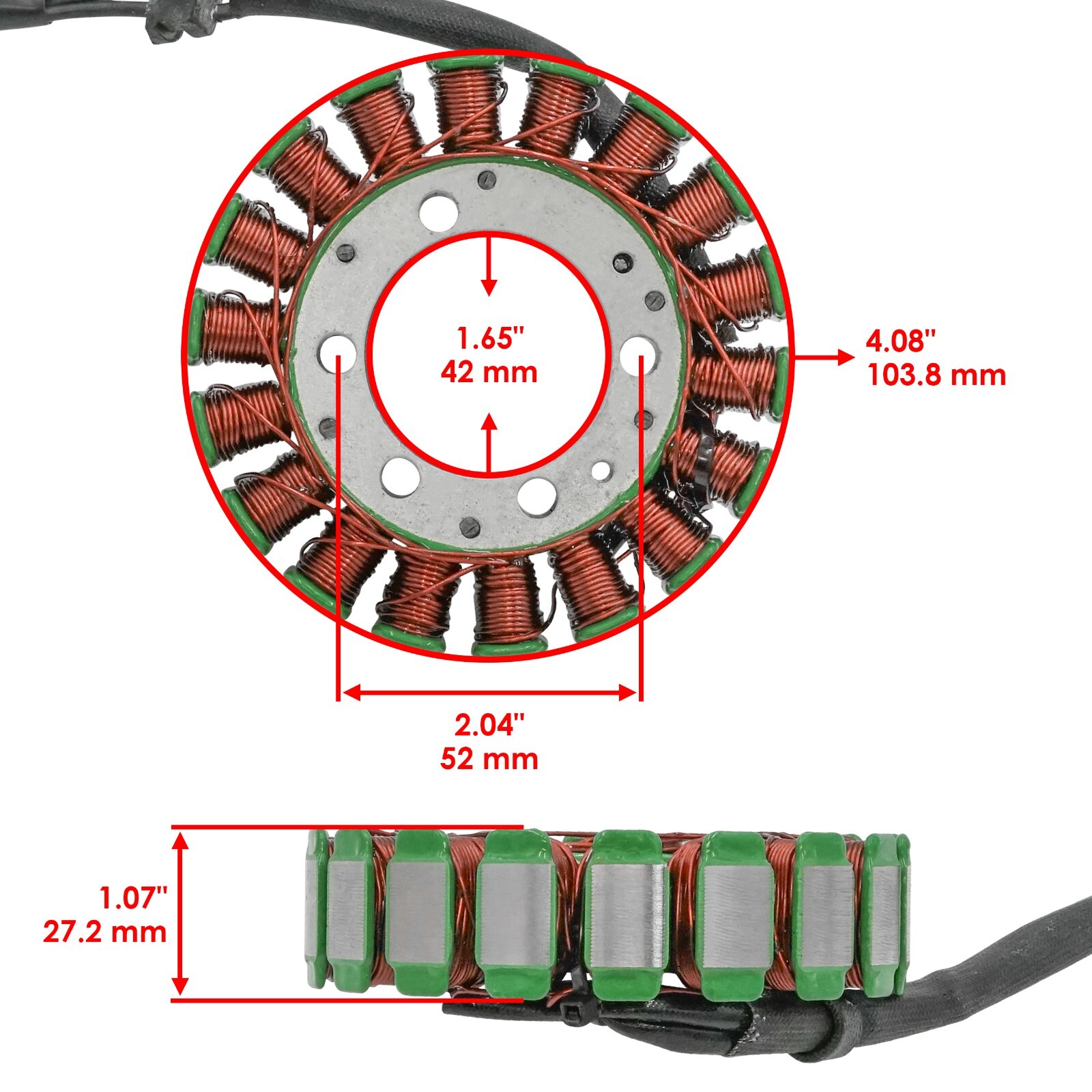 Stator And Gasket for Kawasaki Ninja 650 EX650 Ex 650 2012-2024