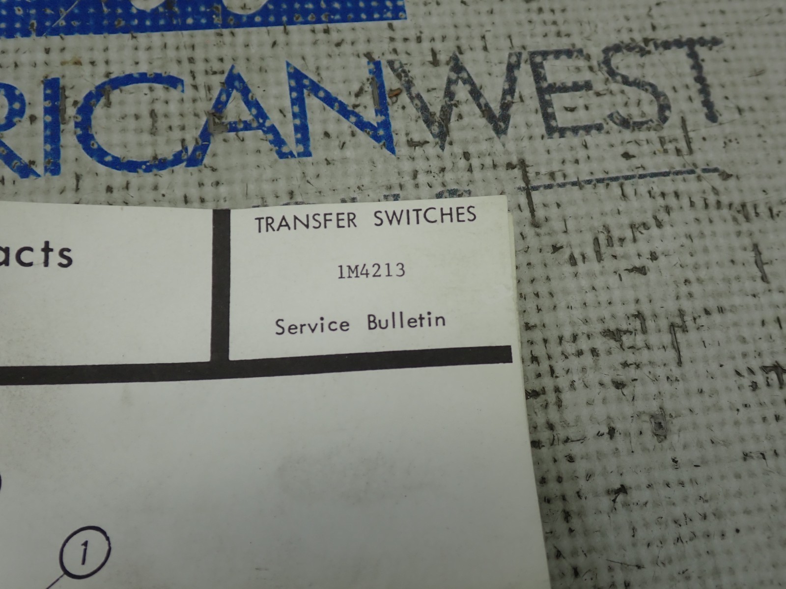 Asco B940 303-183-3 transfer switch Contact kit