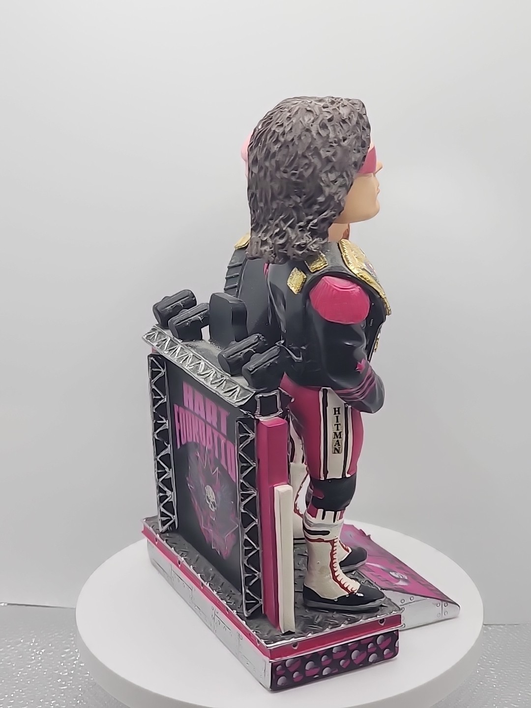 Hart Foundation Bret + Jim Neidhart Bobblehead WWE WWF WCE AEW Wrestling FOCO