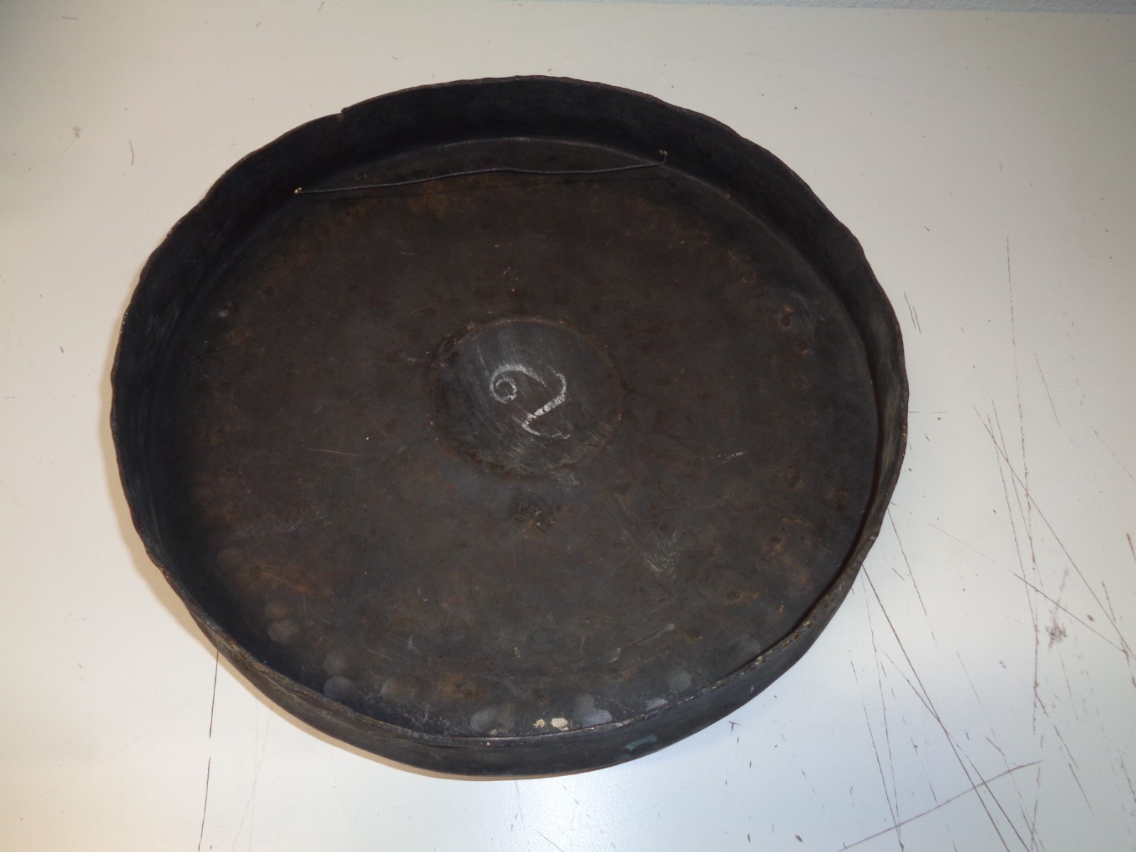 Vintage Thai Gong Musical Instrument Meditation Yoga Lotus Flower 11.5"