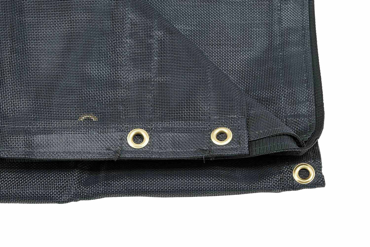 7' x 14' Dump Truck Vinyl Coated Mesh Tarps Cover with 5 Inch 18oz Double Pocket