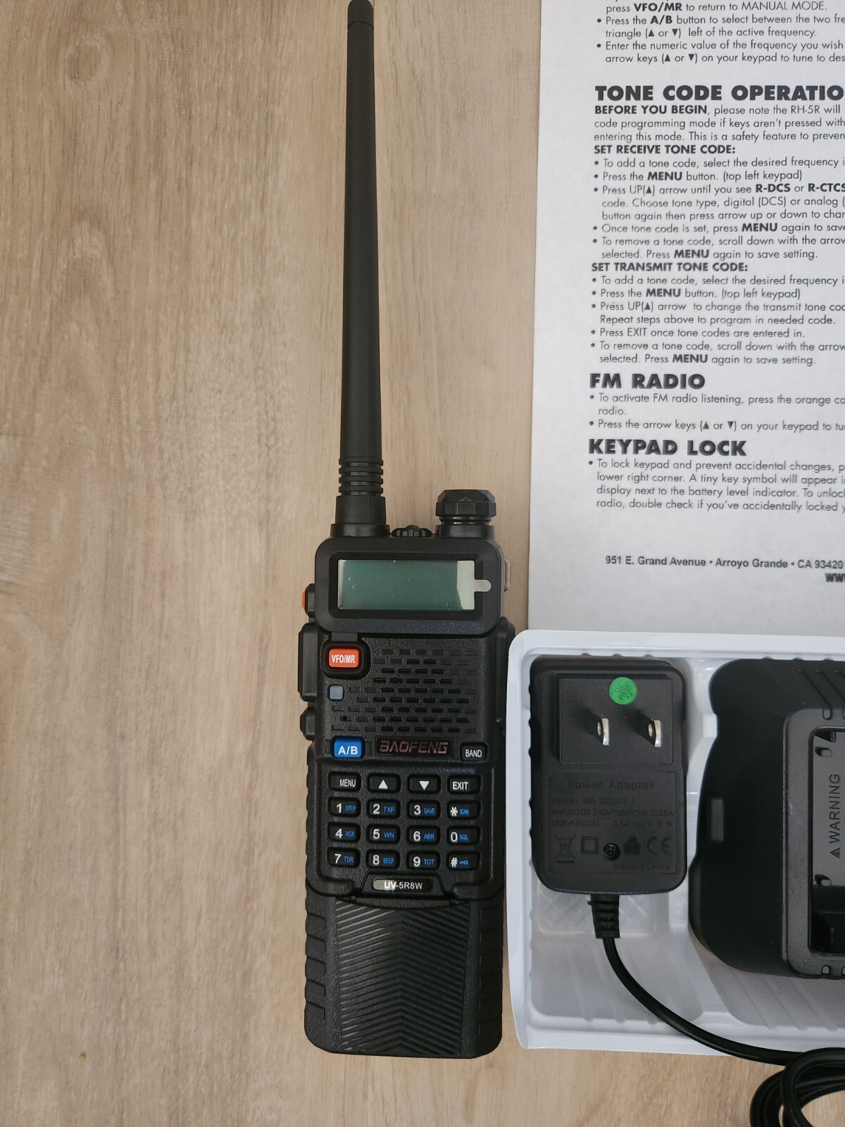 Rugged Radios RH5R 8W Programmed Handheld Race UTV Offroad Radio Walkie Talkie