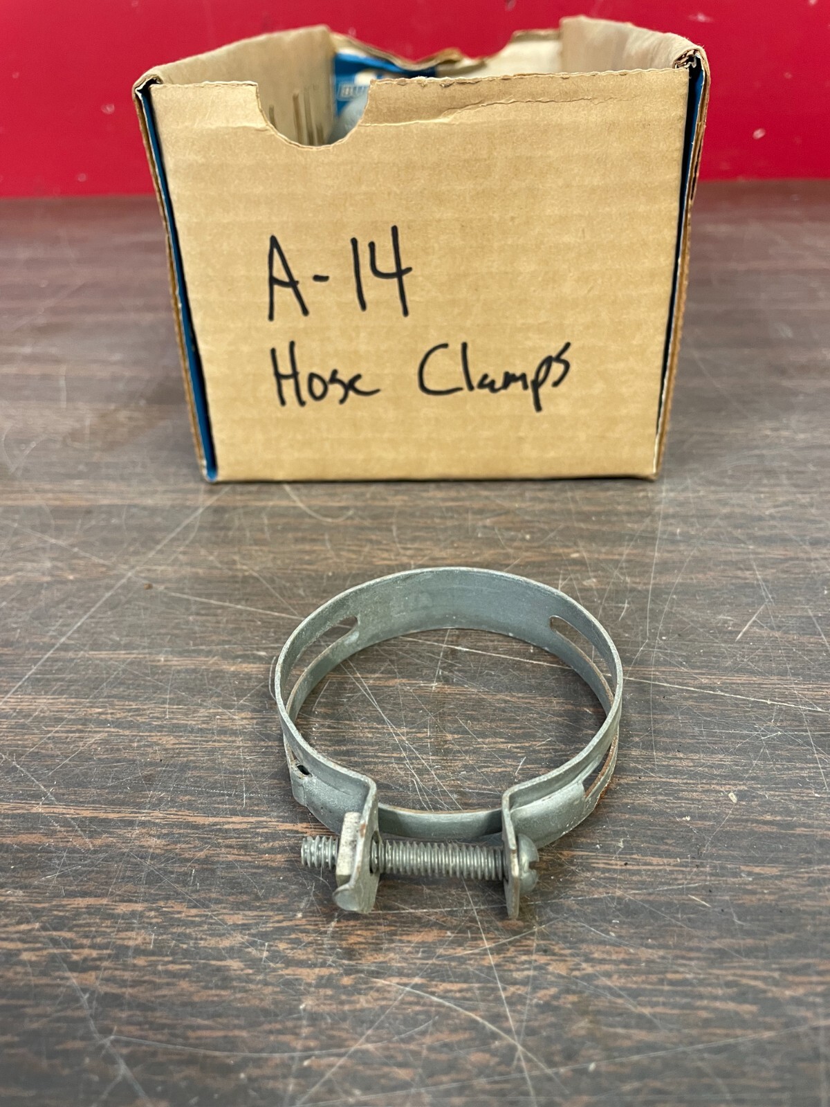 VINTAGE CHEVY DODGE FORD WILLYS JEEP A14 RADIATOR HOSE CLAMP NOS 423