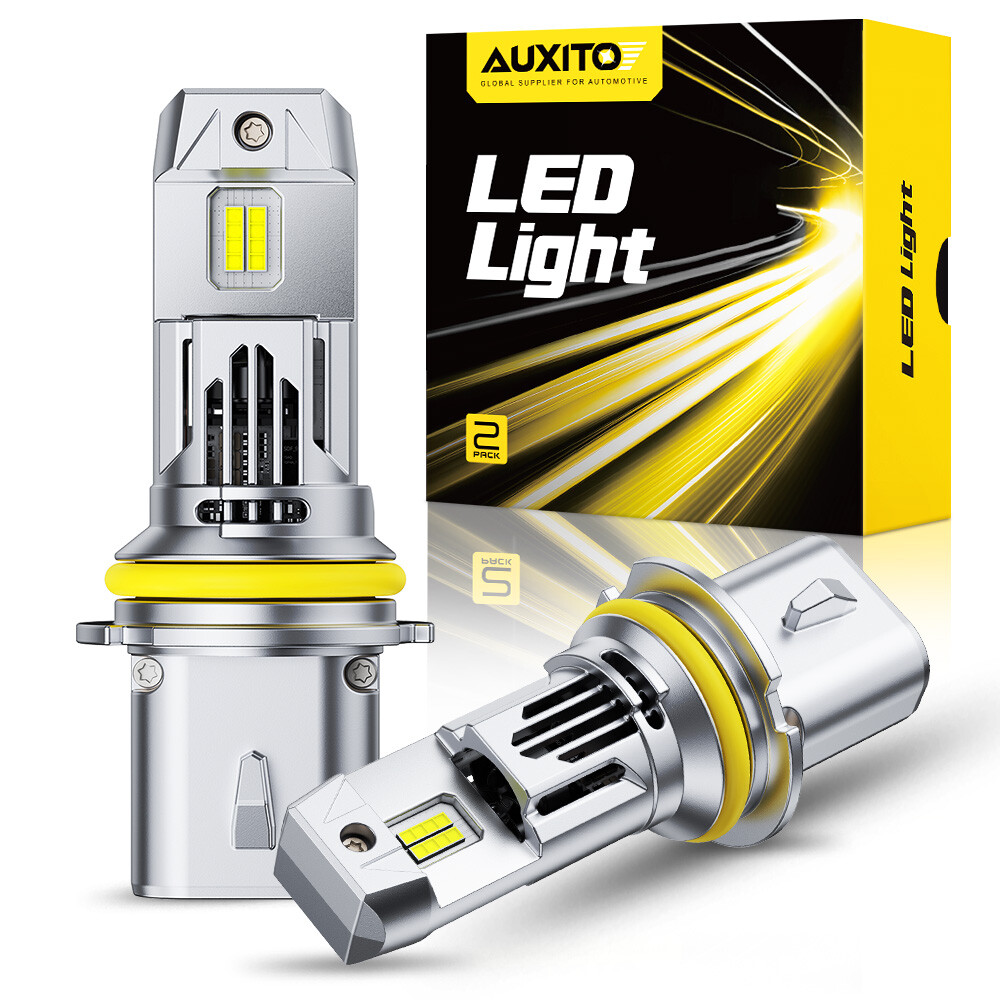AUXITO 9007 HB5 LED Headlight Bulbs High Low Beam 330000LM White Super Bright 2X