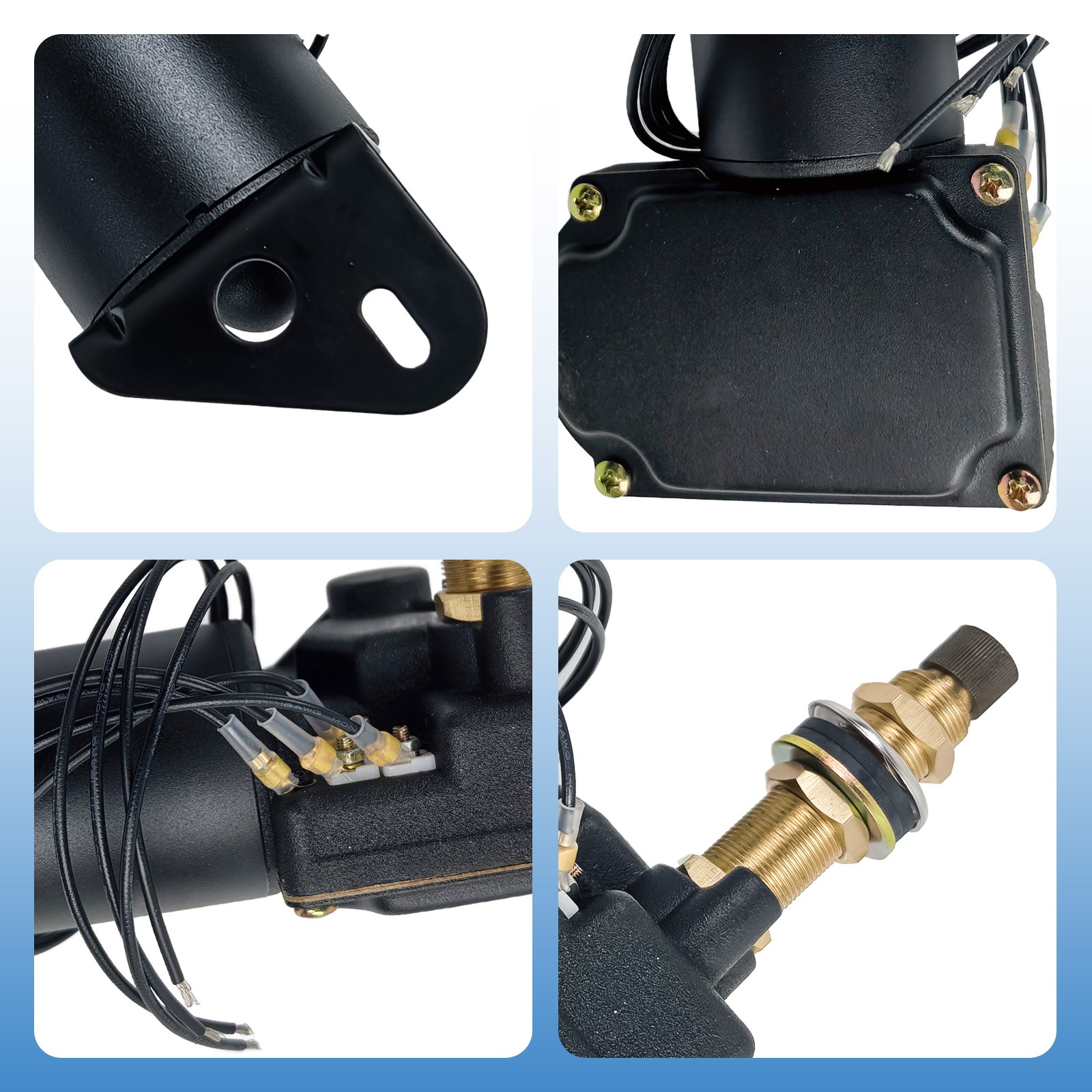 MARINE HEAVY DUTY 2.5" 12V 2-SPEED WIPER MOTOR