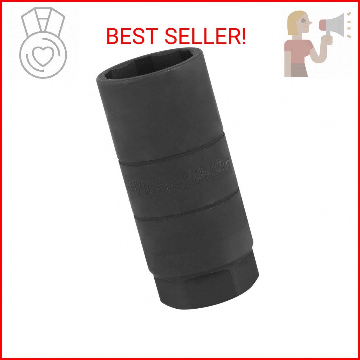 Oil Pressure Sensor Switch Socket 1-1/16 Inch 27mm X 28.3mm 2-1/4 Inch Deep Chry