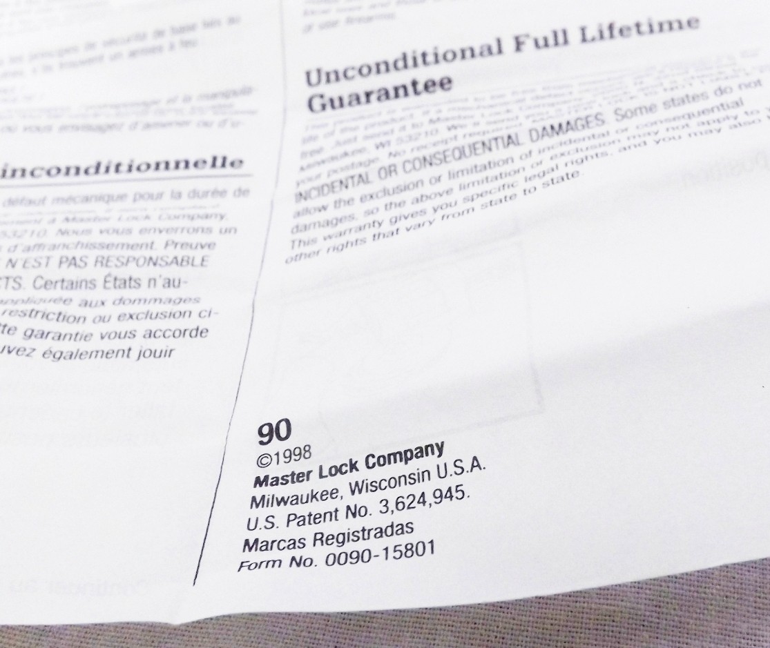 Master USA Smith & Wesson Trigger Locks Pre-2002 Pre-Lock 3 ship free 72100