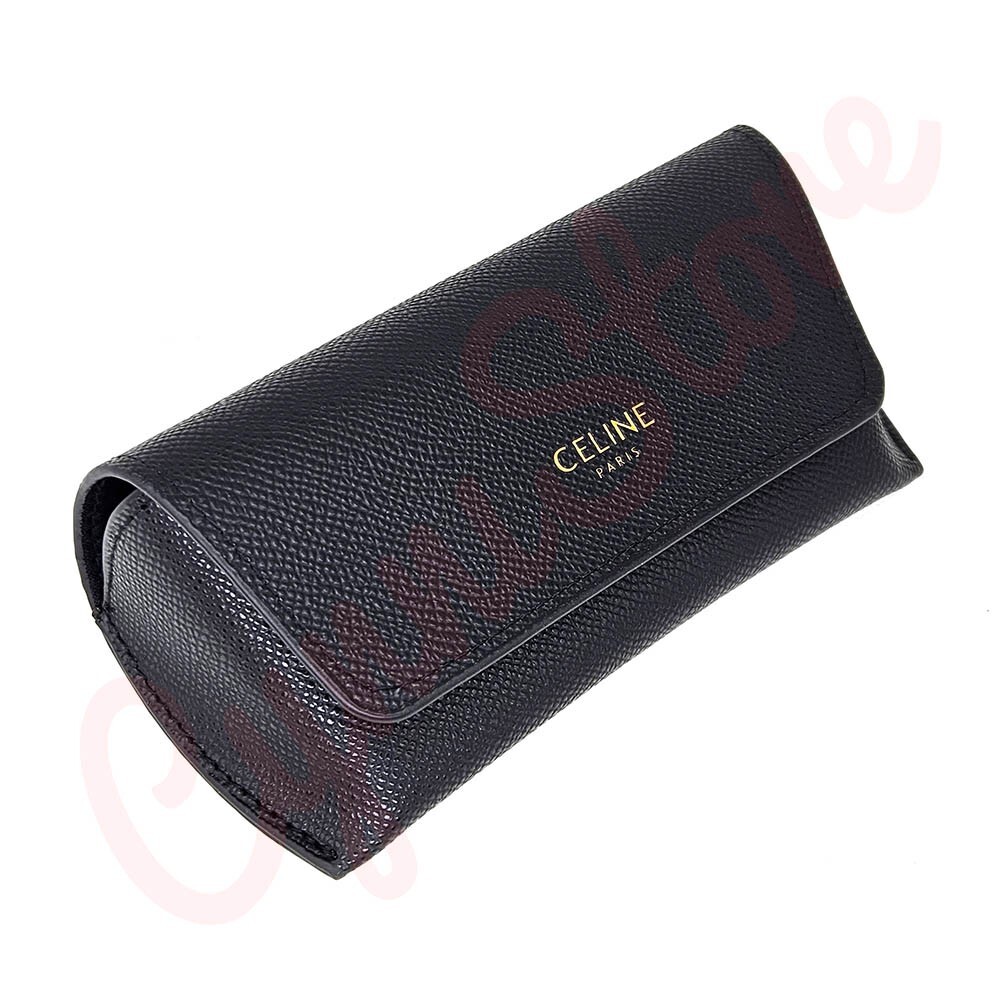 Celine Universal Black Medium Soft Case for Sunglasses & Eyeglasses with Cloth