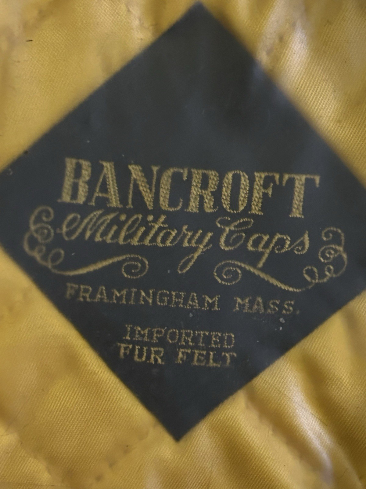 VTG US ARMY Vietnam Era Officer Hat SZ 7 3/8 plus extras