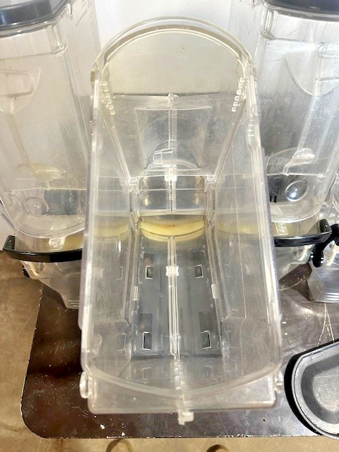 LOT OF 5 TRADE FIXTURES 618/624 COMMERCIAL BULK FOOD GRAVITY BIN DISPENSERS