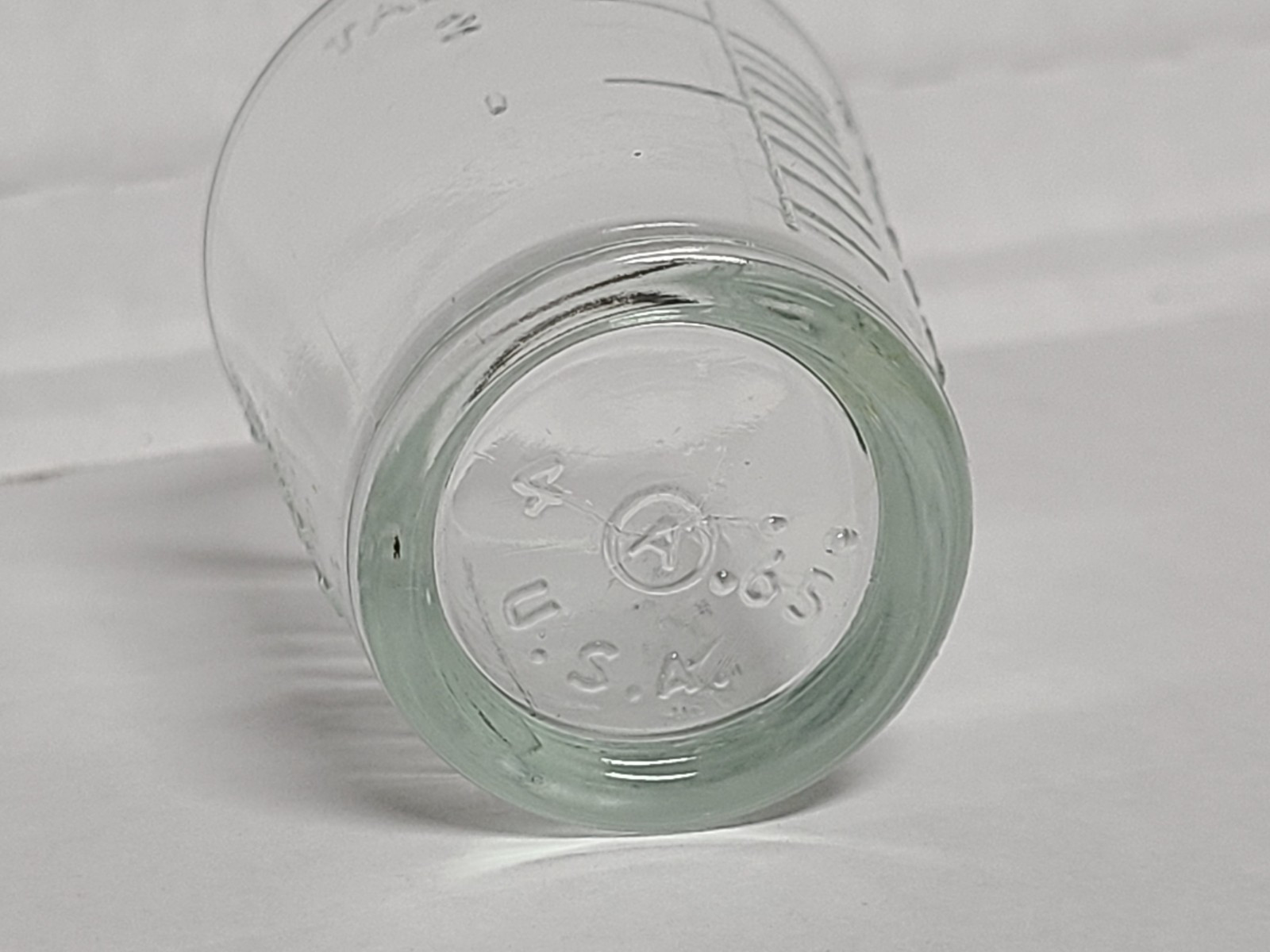 Armstrong Cork Co. Vintage Glass Medicine Measuring Cup OZ CC TSP TBSP 1965 USA