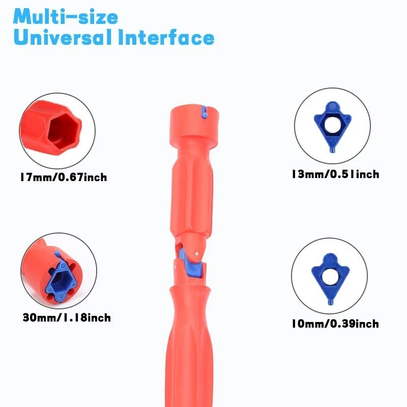 1 PCS Universal Toilet Seat Tightening Tool Wrench Removal Repair Hand Tool