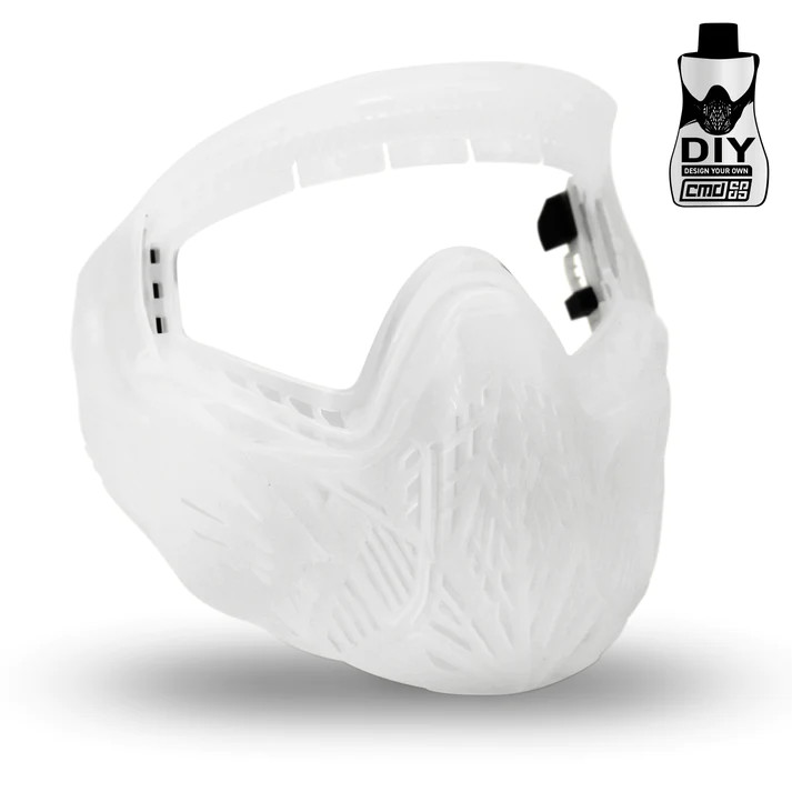 Bunkerkings CMD Paintball Goggles – Clear DIY Color Kit | Custom Dyeable Mask