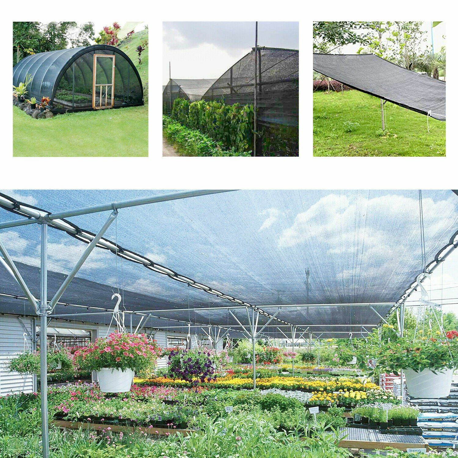 50% UV Resistant Shade Cloth Plant Garden Greenhouse Mesh