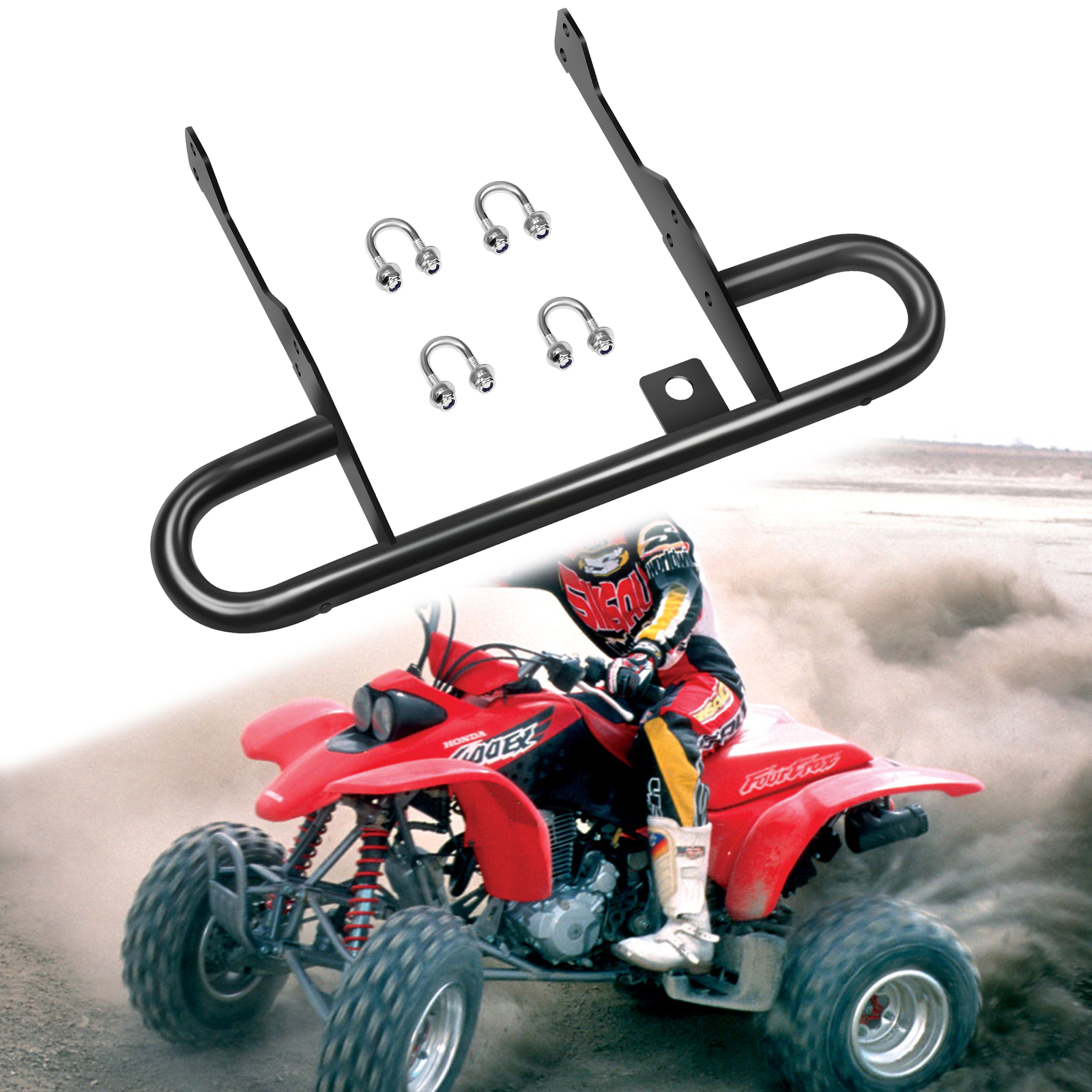 Rear Back Grab Bar Bumper Rebuild Kit For Honda TRX 400EX TRX 400X ATV 1999-2016
