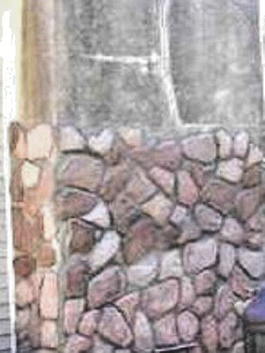 Rock facing molds wall stone veneer plastic concrete moulds 6"-13" set 12 asst.