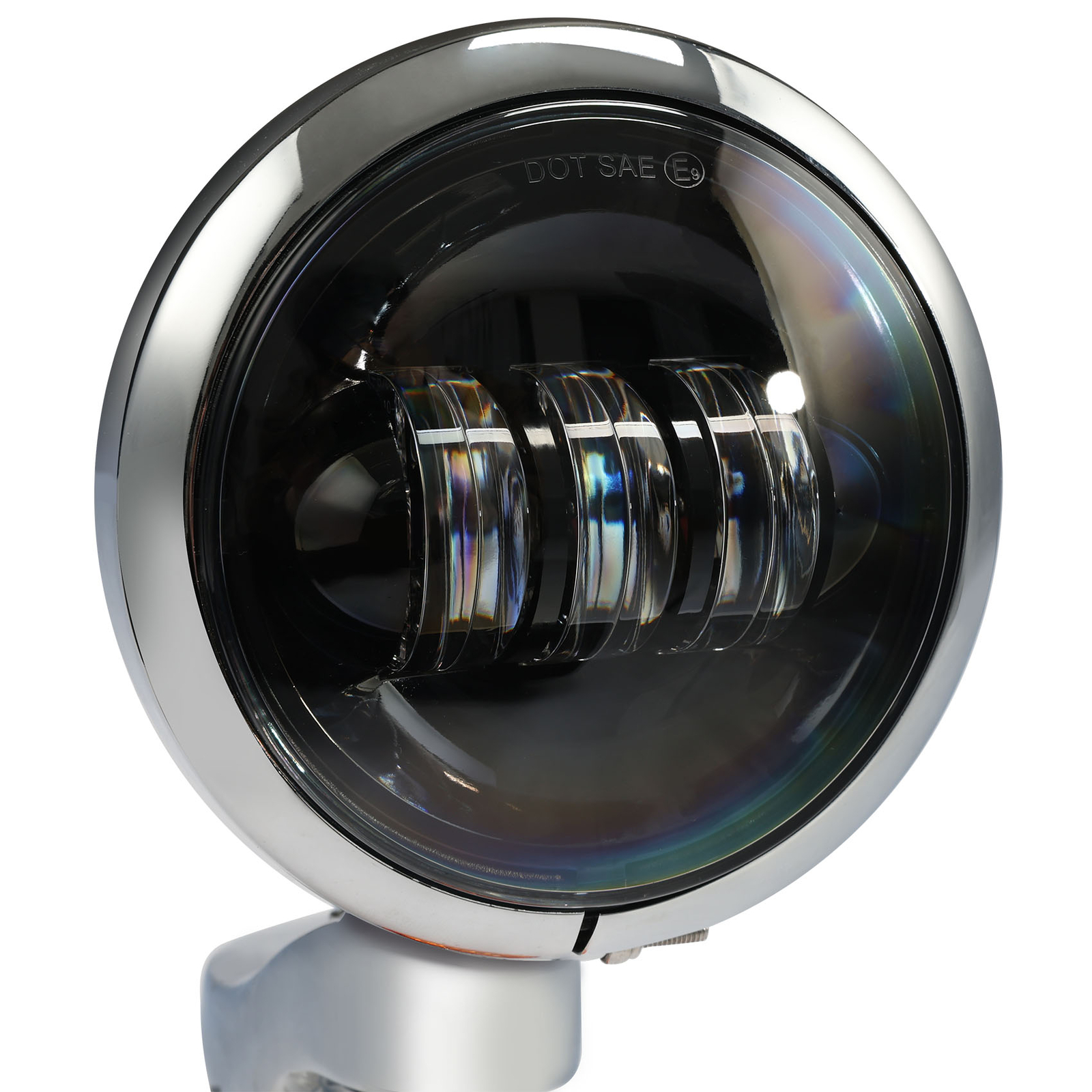 4.5"Auxiliary LED Fog Light Bracket Turn Signal Fit For Harley FLHX Models 14-Up